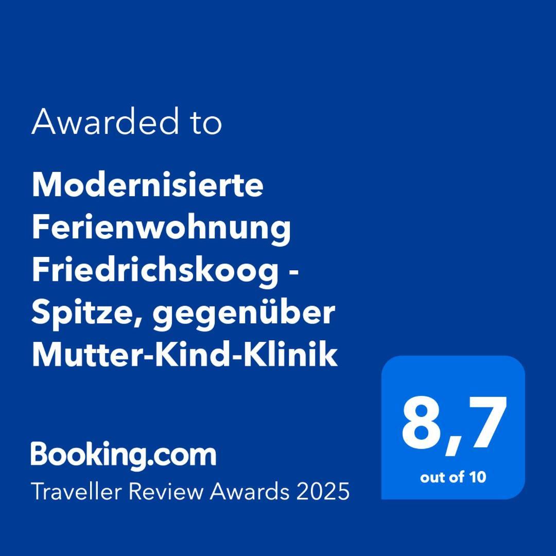 Modernisierte Ferienwohnung Friedrichskoog - Spitze, Gegenueber Mutter-Kind-Klinik Экстерьер фото